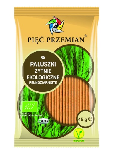 Bio celozrnné ražné tyčinky 45 g