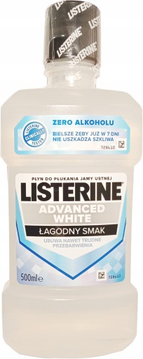 Listerine Advanced White ústna voda 500 ml