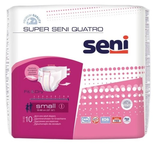 PLIENKY PRE DOSPELÝCH Super Seni QUATRO S 1 ks