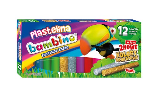 PLASTICINE 12 FAREB BAMBINO ELASTIC S CERTIFIKÁTOM