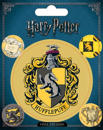 Harry Potter Nálepky Hufflepuff Sada nálepiek 10x12,5 cm 5 ks