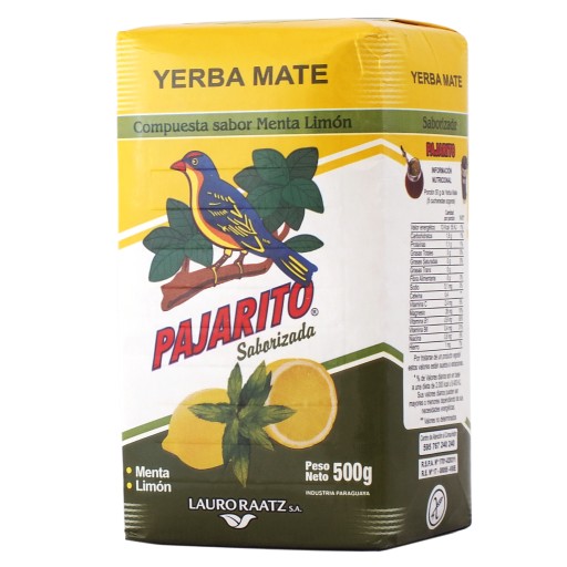 Yerba Mate Pajarito Guarani MENTA LIMON 500G 0,5kg