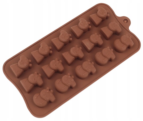 Formovač na ČOKOLÁDU, ĽADOVÁ PRALINE, TVAR PRASIATKA, 15 ks