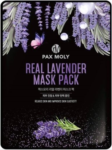 LEVANDUĽOVÁ MASKA na tvár v hárku Pax Moly 25ml