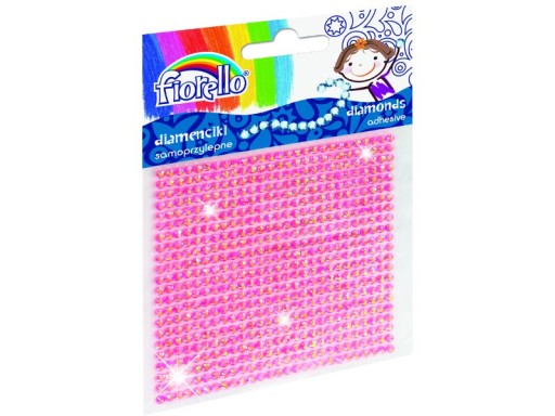 SAMOLEPIACIE DIAMANTY FIORELLO GR-DS04 RUŽOVÁ