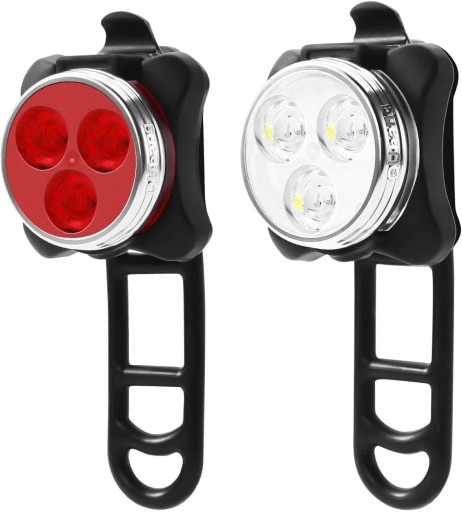 BIKE LAMPA PREDNÉ ZADNÉ SVETLO NA RIADITEĽKÁCH