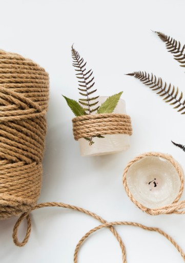 JUTOVÁ STRUNKA 2mm 50m, PRÍRODNÁ DEKORATÍVNA NA BALENIE MACRAME SCRATCRATOR