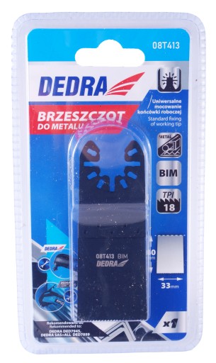 DEDRA Bimetalový pílový kotúč 33x40 mm 08T413