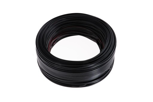 LED KÁBEL 2X0,50MM ČIERNY
