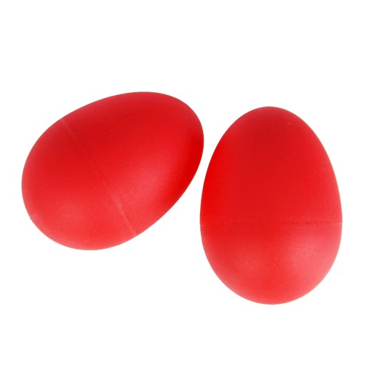 ŠTREPAČKA NA VAJEC - MARACAS VAJCIA - HRANIČKA - PARA - ČERVENÁ