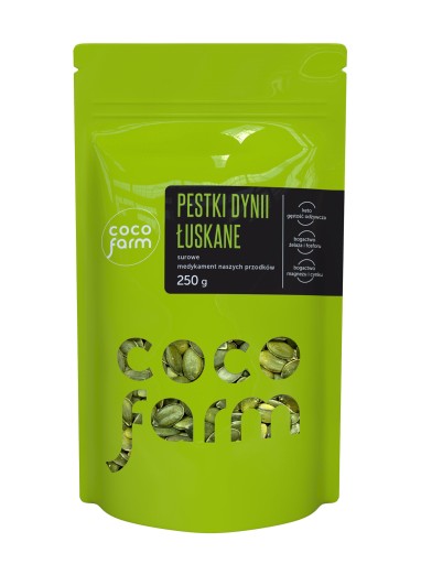 COCO FARM LÚPANÉ TEKOVÉ SEMIENKA RAW 250G