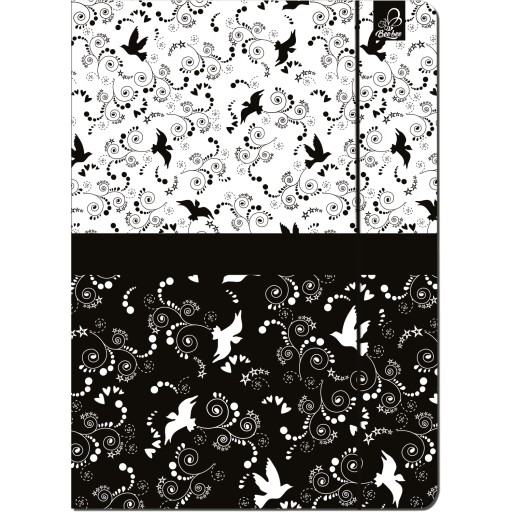 Zložka A4 s monochromatickou gumičkou