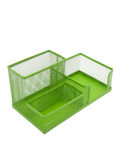Pen&GO Organizér na pero na stôl sieťovaný box na náradie PG9058 Lime