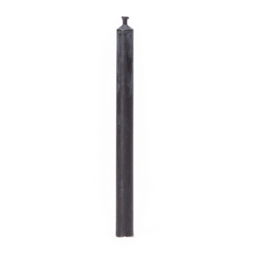 Sviečka z včelieho vosku O-07, dĺžka 15 cm, čierna