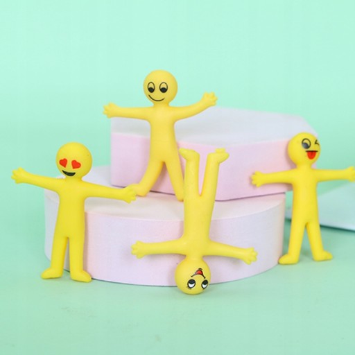 Ľudia Emoji Gniotek Smileys Emoji 4 kusy - perfektný darček pre deti