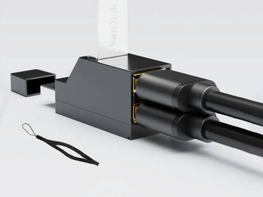 USB PORT ROZDELOVACÍ ADAPTÉR RÝCHLY HUB USB 3.0 1x USB 3.0 A 2x USB 2.0