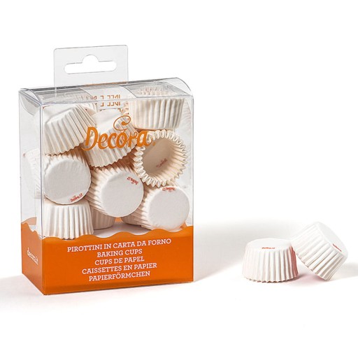 Bon Bon Decora košíčky na muffiny na pralinky, biele, 200 ks