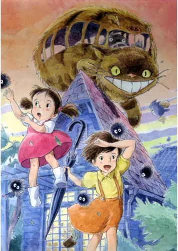 Anime Manga Plagát Tonari no Totoro tonoto_014 A3