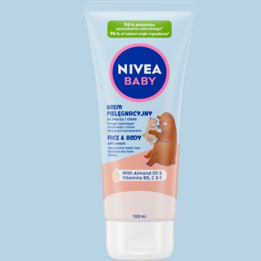 NIVEA BABY KRÉM NA TVÁR A TELO od 1 dňa veku 100ml