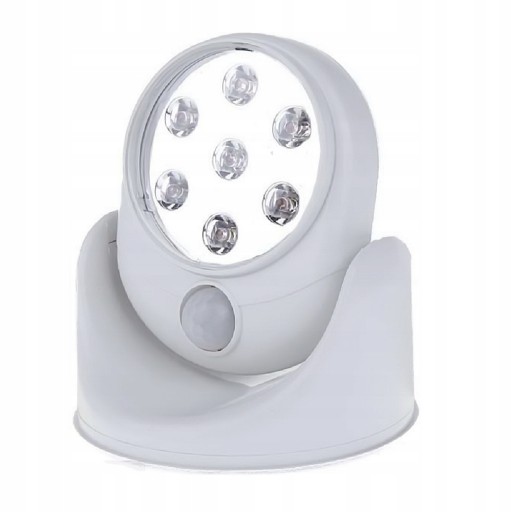 7 LED bezdrôtové svietidlo s 360° pohybovým senzorom, nočné svietidlo na batérie