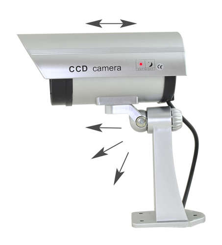 DUMP IR LED MONITOROVACIA KAMERA VONKAJŠIA NÁSTENNÁ KAMERA S BLIKÁKOM LED
