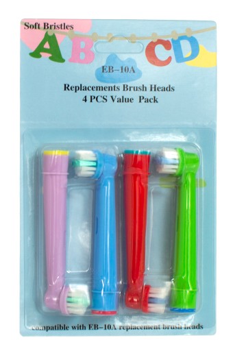 4x detská hlava na zubnú kefku Oral-B