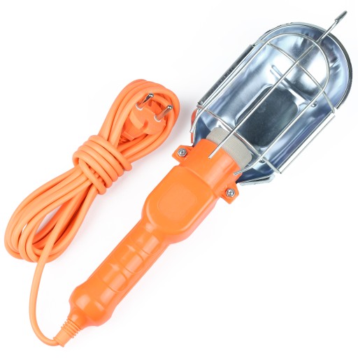 DIELENSKÁ LAMPA E27 LAMPA 60W HÁKOVÝ KÁBEL 3,5M