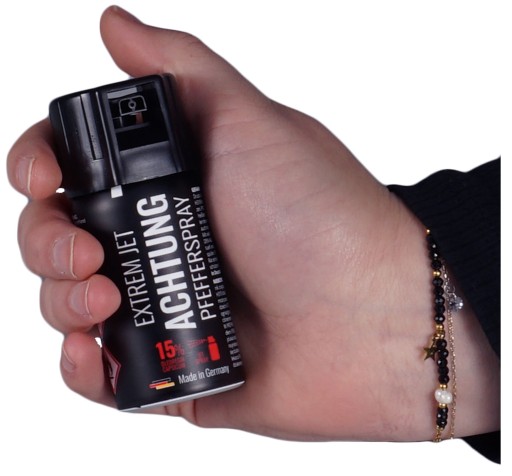 Pepřový sprej na obranu plynov paralyzujúci prúd plynu ACHTUNG EXTREM 40 ml