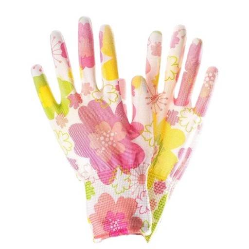 Dámske záhradné rukavice Colorful Flowers 6-XS