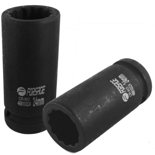 ZÁSUVKOVÁ HLAVA DEEP RIPACT HEAD 3/4” 24 mm 12-bodová Cr-Mo oceľ