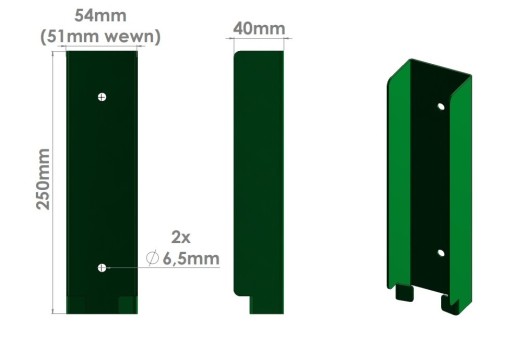 ZÁKLADNÁ DRŽÁKA H250 (50 ALEBO 60 MM)
