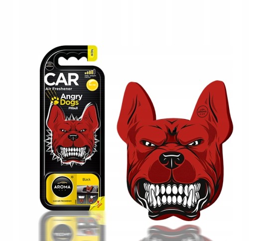 ANGRY DOG PITBULL AROMA BLACK AUTO VÔŇA
