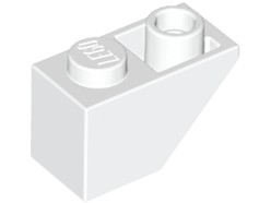 LEGO 3665 SKOS 2x1 biela NOVINKA (10g) 9 ks.