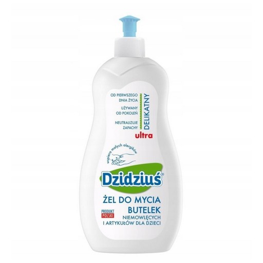 DZIDZIUŚ Gél na čistenie fliaš a cumlíkov 500 ml