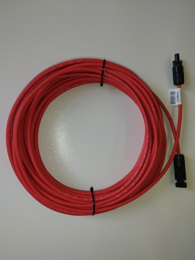 Solárny predlžovací kábel 1m/6mm2 červený (H1Z2Z2-K)