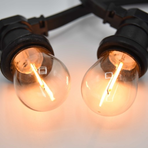 Vintage retro Edison žiarovka 1W ST45 E27 2800K