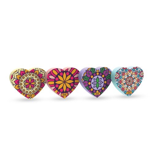 GUMA MANDALA SRDCE SILKA