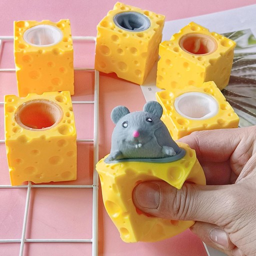 MOCHI SQUISHY SYROVÁ MYŠ GNIOTEK ANTISTRESOVÁ MYŠ