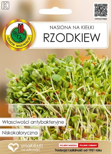 Semená klíčkov reďkovky 20 g