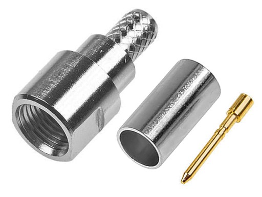 Konektor FME 50 Ohm nalisovaný na kábel H-155