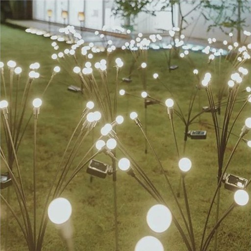 Solárna lampa Púpavové gule Záhradné gule 70cm + Twilight Senzor