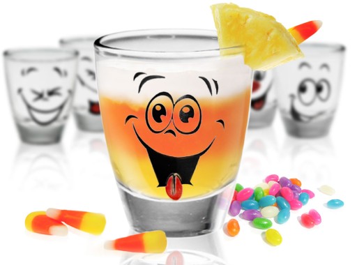 Kieliszek Barryłka 25ml KPL6 Humor na vodku, likér
