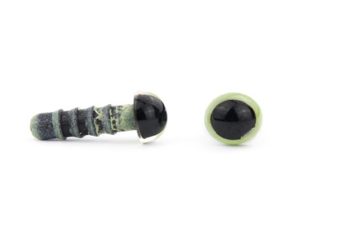 Bezpečnostné oči bezpečnostné upínacie oká pre maskotov 6mm zelené
