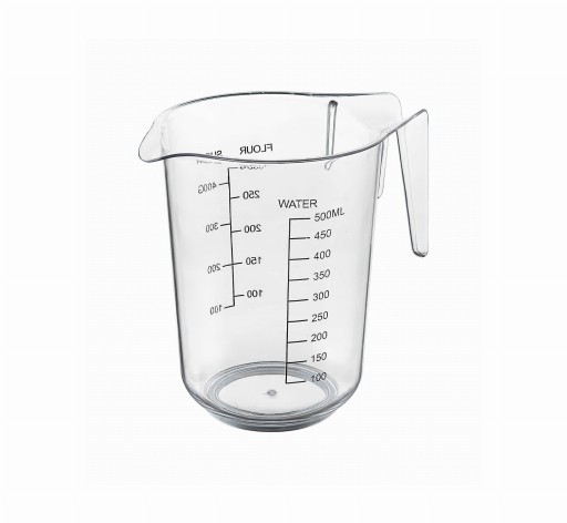 ODMERNÝ hrnček KUCHYNSKÝ džbán ODMERNÝ 0,5L