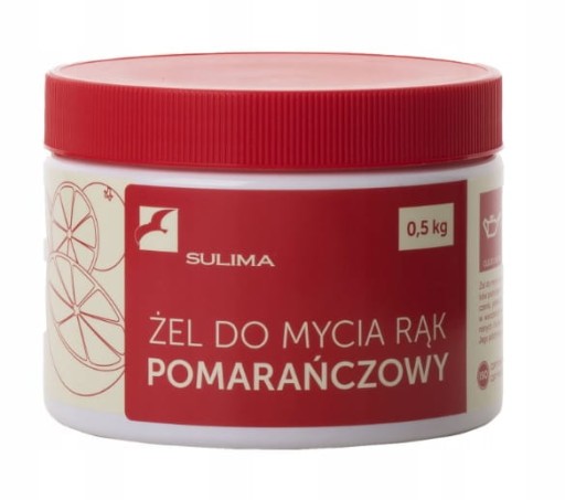 Sulima pomarančový gél na umývanie rúk 500 g Jemná pasta pre zdravie a bezpečnosť