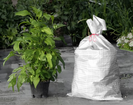 VRECKO NA ZRNO UHLÍ SŤUŤ 25KG PP ECOGPEAS PIESOK 50x85 cm. SILNÝ