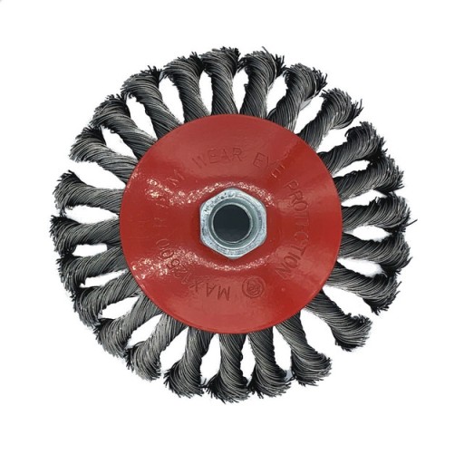 DRôTENÁ KEFA BOČNÁ 125mm M14 SKÚTANÝ DRÔT