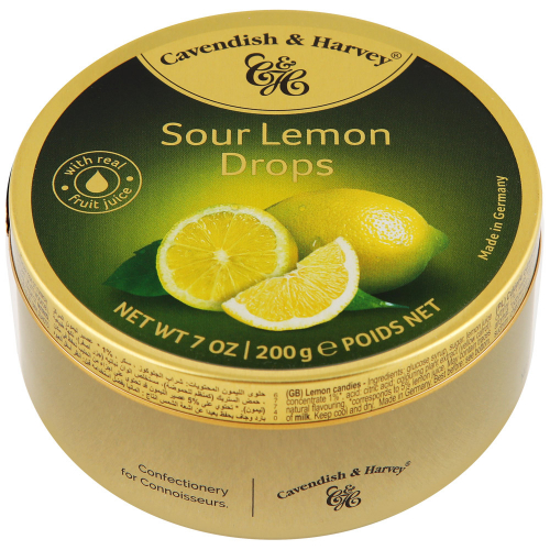 Cavendish Dropsy Sour Lemon Kyslý citrón 200g