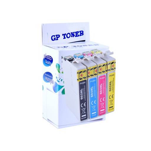 4x ATRAMENTY PRE TLAČIAREŇ EPSON 603 XL XP-2100 XP-2105 XP-3100 SADA WF-2810DWF