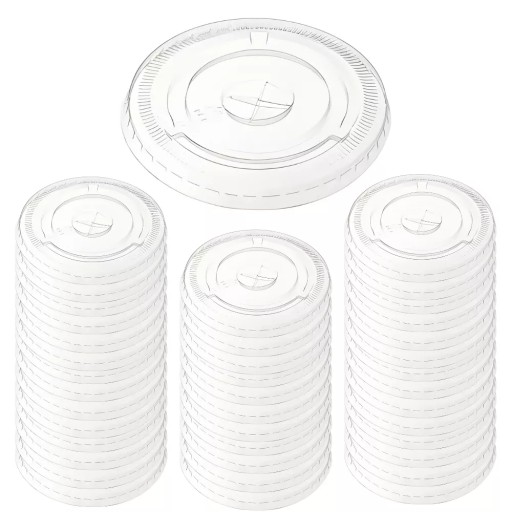 Ploché opakovane použiteľné vrchnáky s výbrusom, plastové PET, 78mm, 50 ks